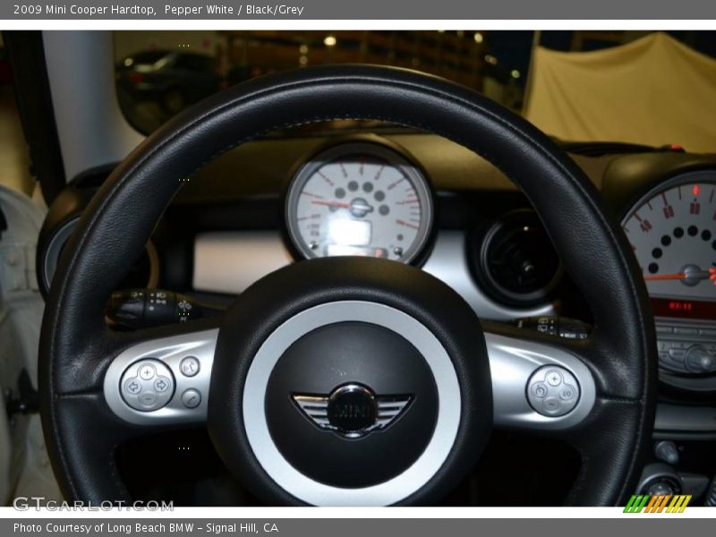 Pepper White / Black/Grey 2009 Mini Cooper Hardtop