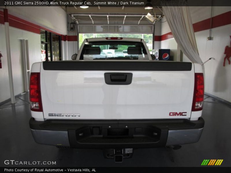 Summit White / Dark Titanium 2011 GMC Sierra 2500HD Work Truck Regular Cab