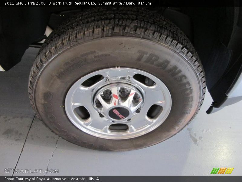 Summit White / Dark Titanium 2011 GMC Sierra 2500HD Work Truck Regular Cab
