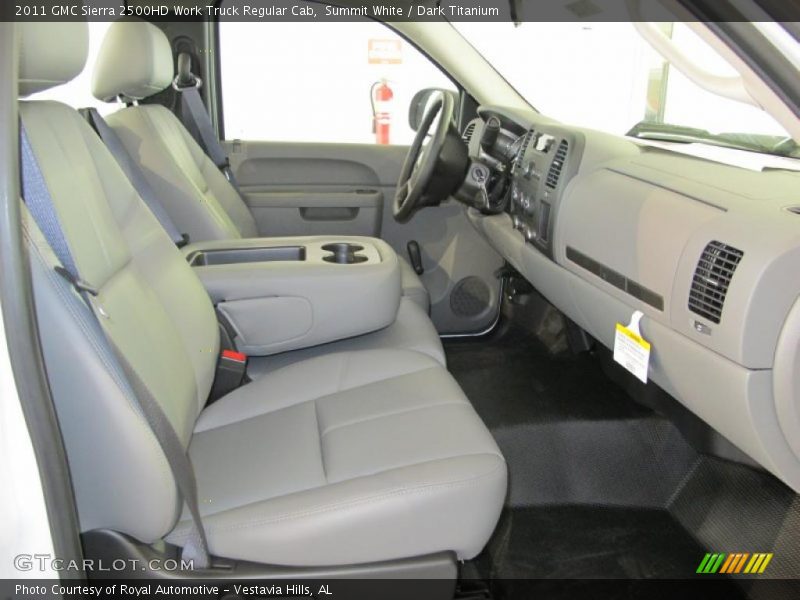 Summit White / Dark Titanium 2011 GMC Sierra 2500HD Work Truck Regular Cab