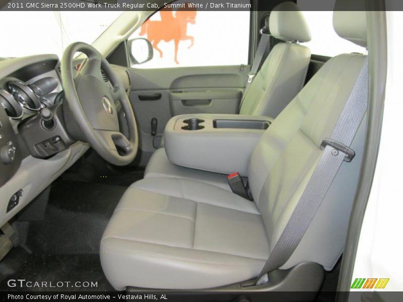 Summit White / Dark Titanium 2011 GMC Sierra 2500HD Work Truck Regular Cab