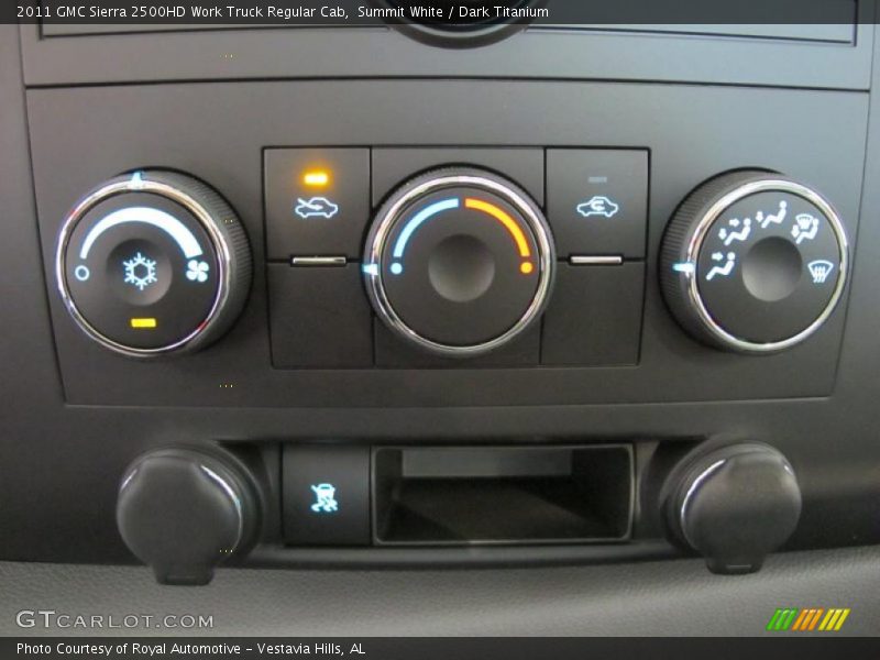 Summit White / Dark Titanium 2011 GMC Sierra 2500HD Work Truck Regular Cab