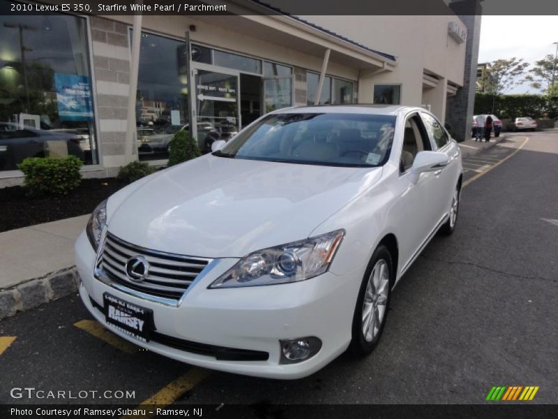 Starfire White Pearl / Parchment 2010 Lexus ES 350