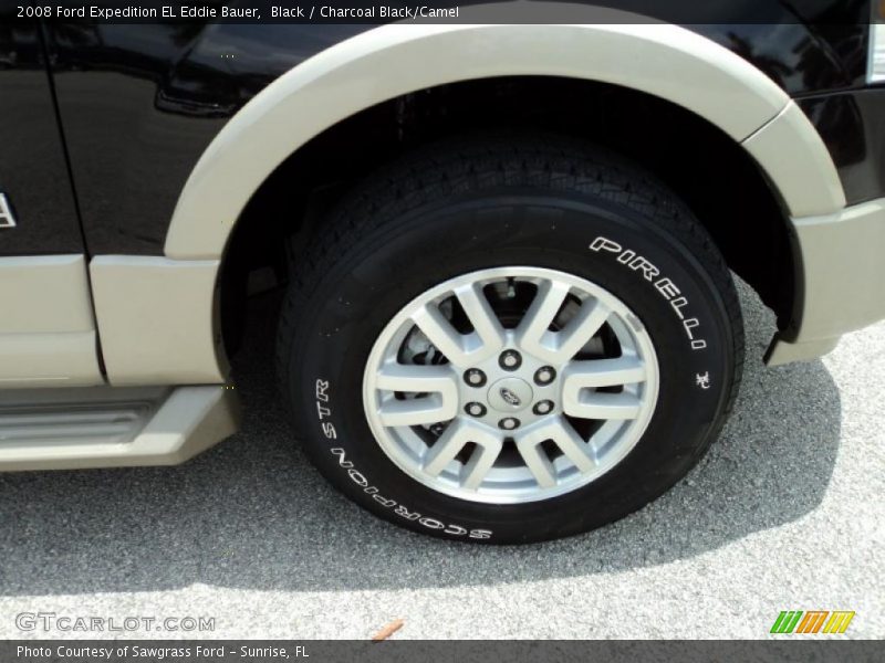 Black / Charcoal Black/Camel 2008 Ford Expedition EL Eddie Bauer