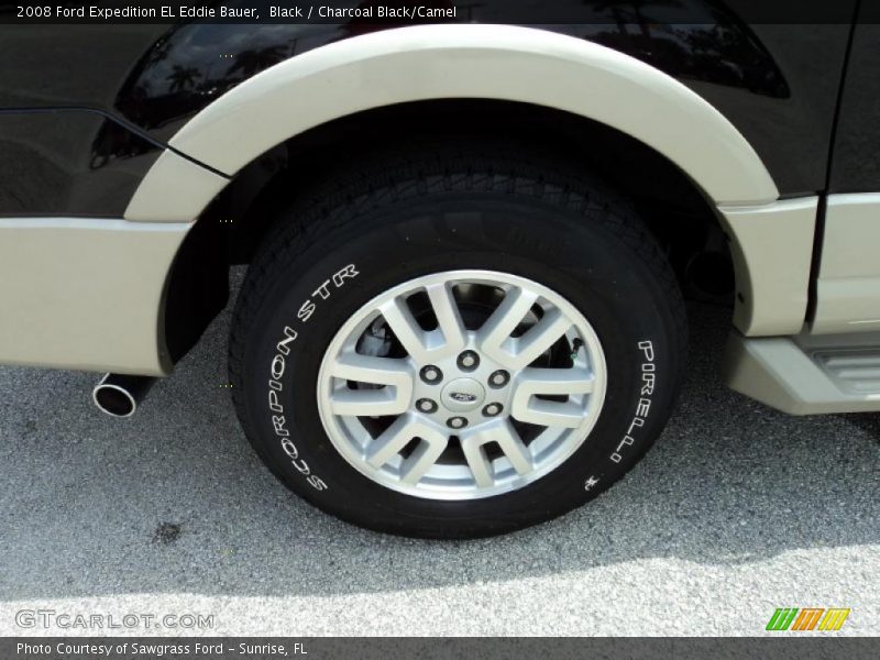 Black / Charcoal Black/Camel 2008 Ford Expedition EL Eddie Bauer