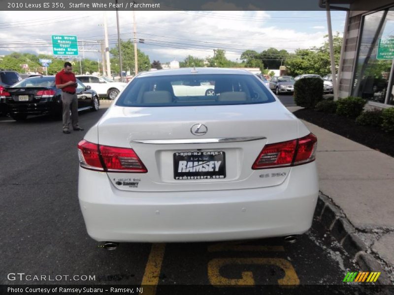 Starfire White Pearl / Parchment 2010 Lexus ES 350