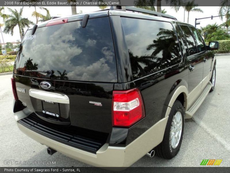 Black / Charcoal Black/Camel 2008 Ford Expedition EL Eddie Bauer