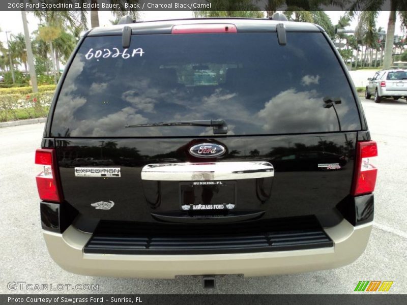 Black / Charcoal Black/Camel 2008 Ford Expedition EL Eddie Bauer