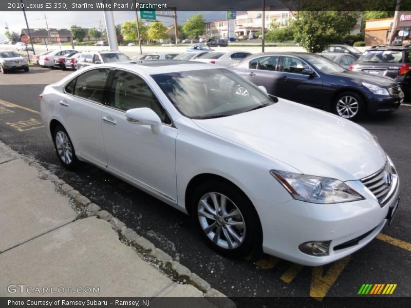 Starfire White Pearl / Parchment 2010 Lexus ES 350