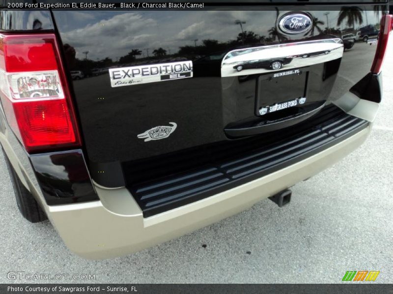 Black / Charcoal Black/Camel 2008 Ford Expedition EL Eddie Bauer
