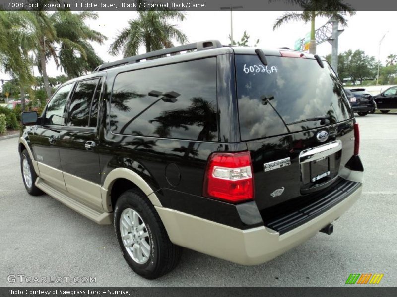 Black / Charcoal Black/Camel 2008 Ford Expedition EL Eddie Bauer