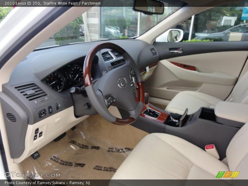 Starfire White Pearl / Parchment 2010 Lexus ES 350