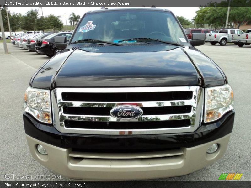 Black / Charcoal Black/Camel 2008 Ford Expedition EL Eddie Bauer