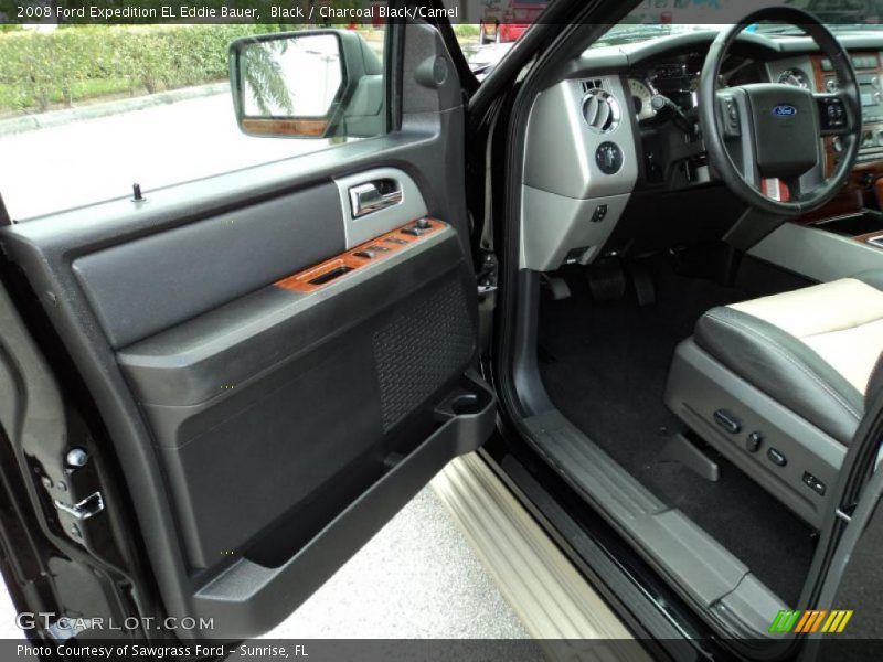 Black / Charcoal Black/Camel 2008 Ford Expedition EL Eddie Bauer