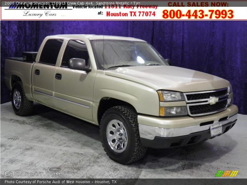 Sandstone Metallic / Tan 2006 Chevrolet Silverado 1500 LS Crew Cab 4x4