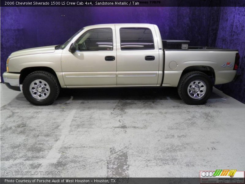 Sandstone Metallic / Tan 2006 Chevrolet Silverado 1500 LS Crew Cab 4x4