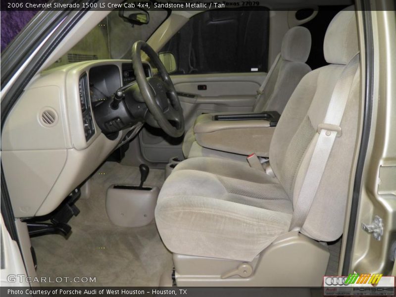 Sandstone Metallic / Tan 2006 Chevrolet Silverado 1500 LS Crew Cab 4x4