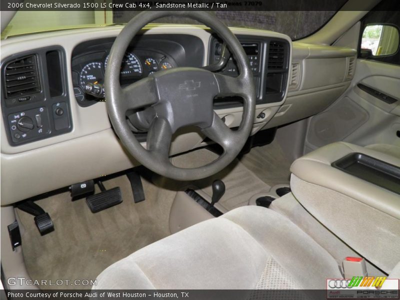 Sandstone Metallic / Tan 2006 Chevrolet Silverado 1500 LS Crew Cab 4x4