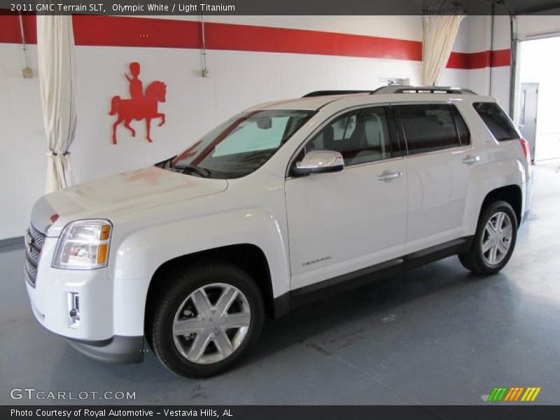 Olympic White / Light Titanium 2011 GMC Terrain SLT