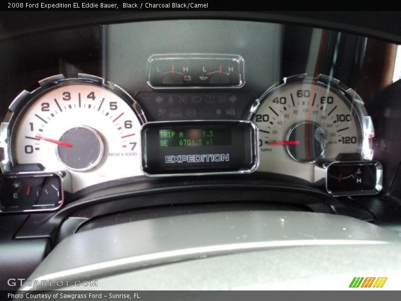 Black / Charcoal Black/Camel 2008 Ford Expedition EL Eddie Bauer