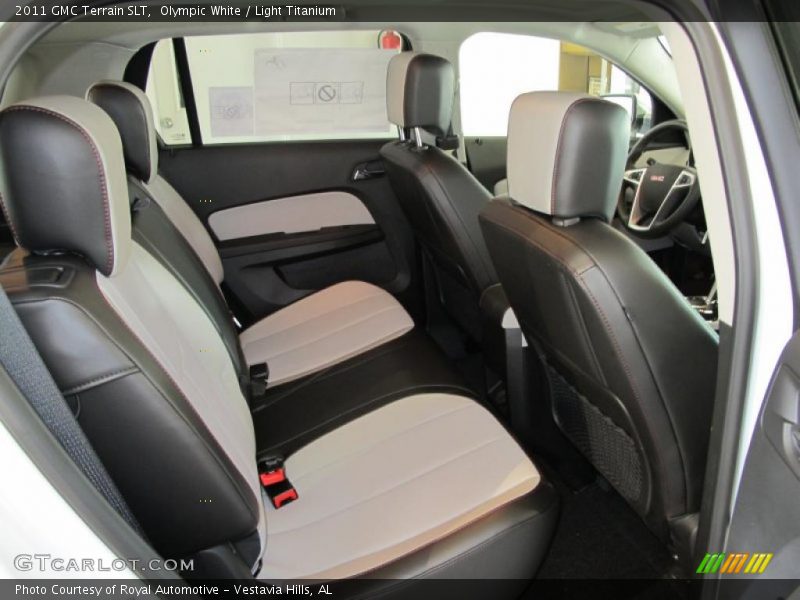 Olympic White / Light Titanium 2011 GMC Terrain SLT