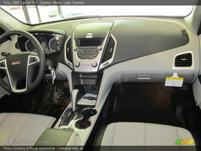 Olympic White / Light Titanium 2011 GMC Terrain SLT