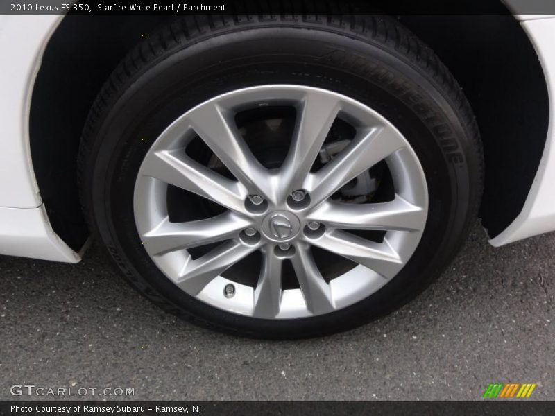 Starfire White Pearl / Parchment 2010 Lexus ES 350