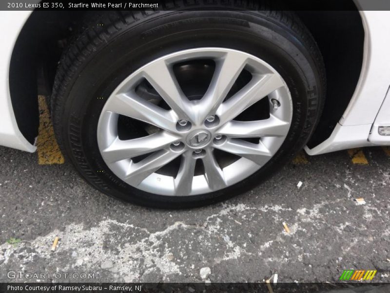 Starfire White Pearl / Parchment 2010 Lexus ES 350