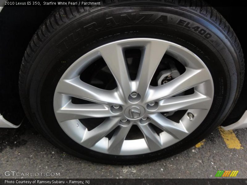 Starfire White Pearl / Parchment 2010 Lexus ES 350