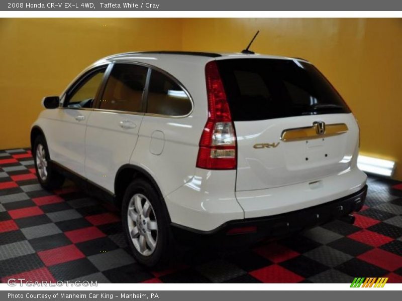 Taffeta White / Gray 2008 Honda CR-V EX-L 4WD