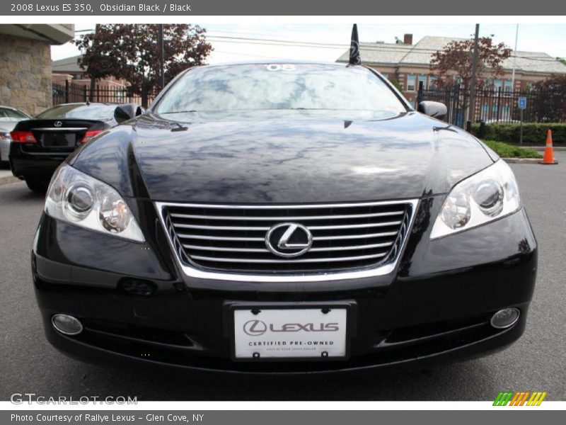 Obsidian Black / Black 2008 Lexus ES 350