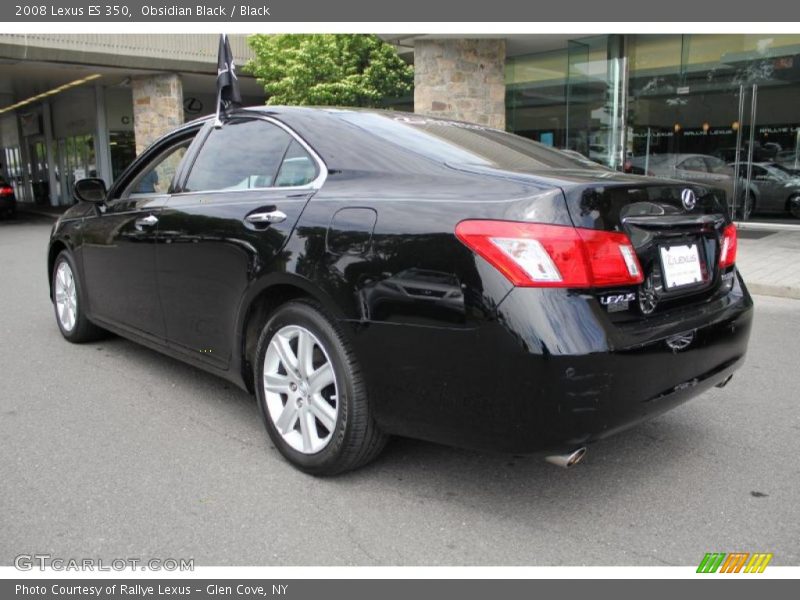 Obsidian Black / Black 2008 Lexus ES 350