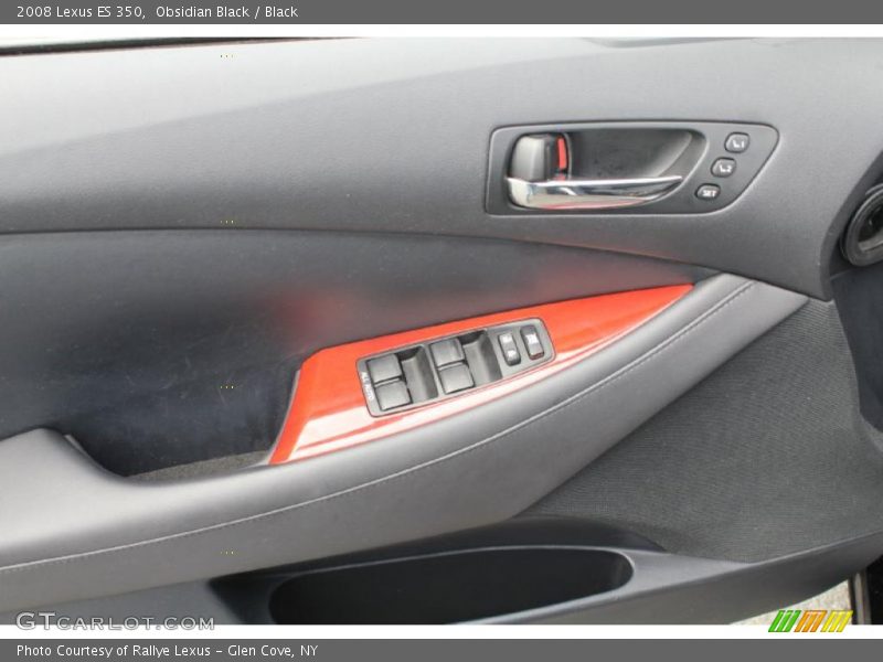 Obsidian Black / Black 2008 Lexus ES 350