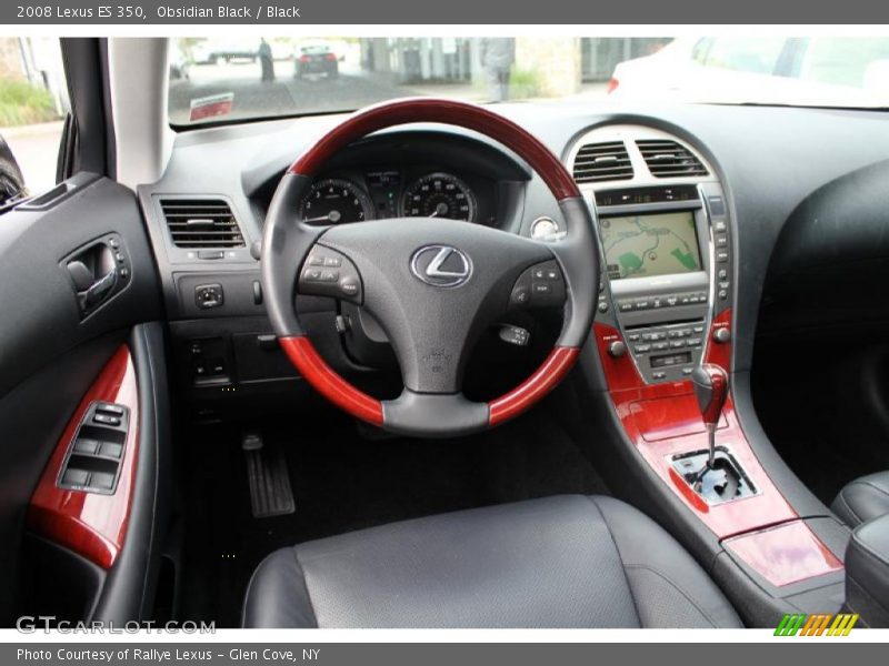 Obsidian Black / Black 2008 Lexus ES 350