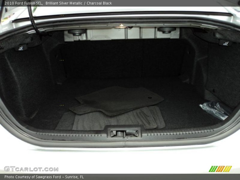Brilliant Silver Metallic / Charcoal Black 2010 Ford Fusion SEL