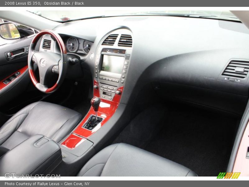 Obsidian Black / Black 2008 Lexus ES 350