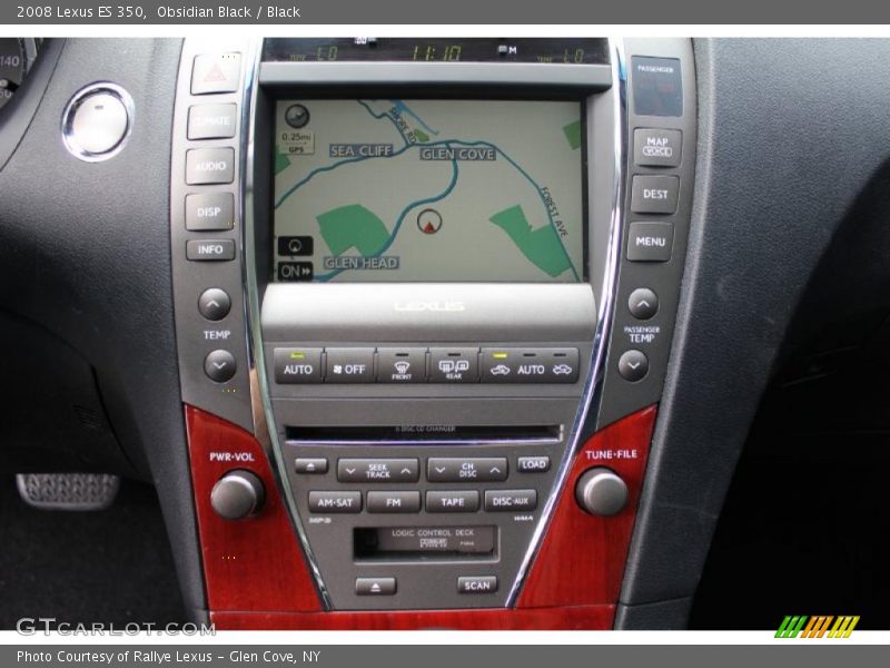 Obsidian Black / Black 2008 Lexus ES 350