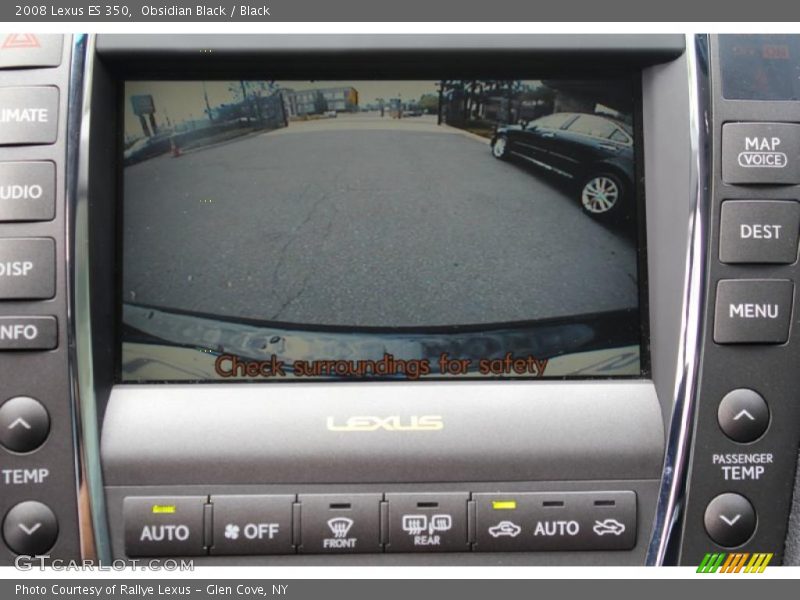 Obsidian Black / Black 2008 Lexus ES 350