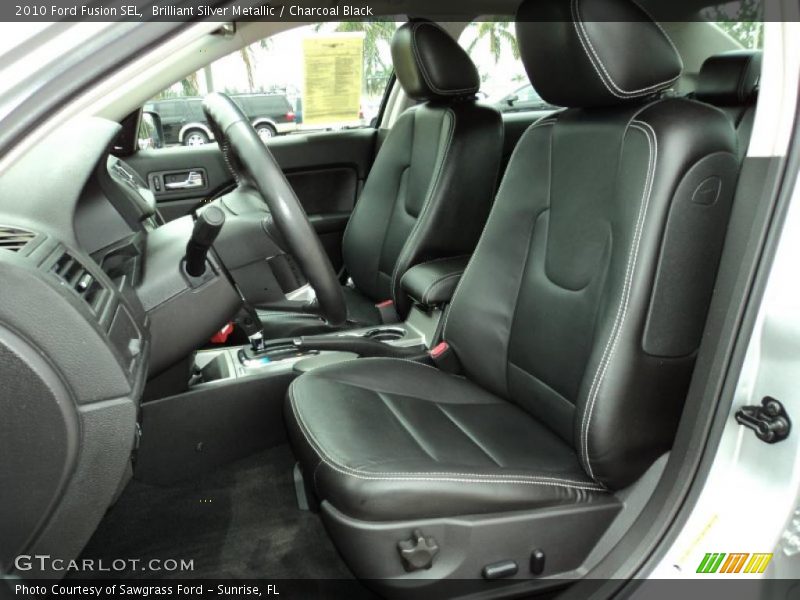 Brilliant Silver Metallic / Charcoal Black 2010 Ford Fusion SEL