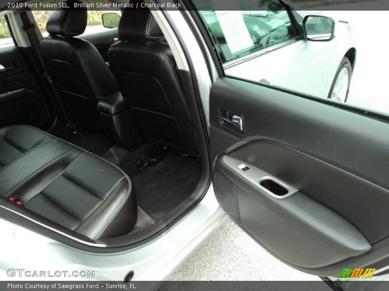 Brilliant Silver Metallic / Charcoal Black 2010 Ford Fusion SEL