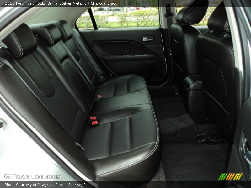 Brilliant Silver Metallic / Charcoal Black 2010 Ford Fusion SEL