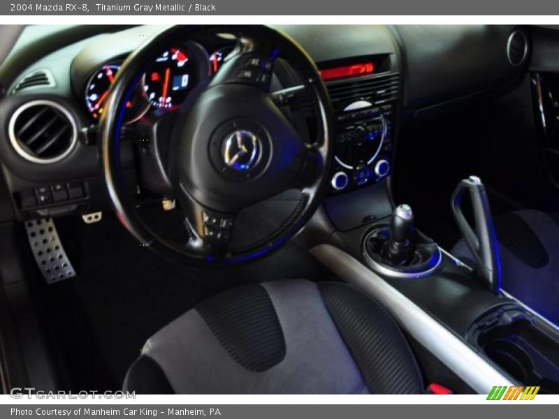 Titanium Gray Metallic / Black 2004 Mazda RX-8