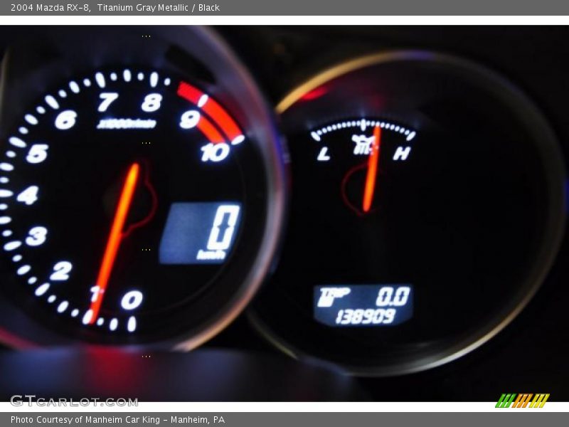 Titanium Gray Metallic / Black 2004 Mazda RX-8