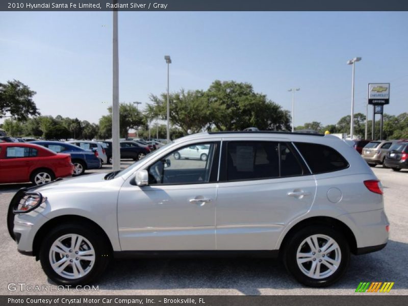 2010 Santa Fe Limited Radiant Silver