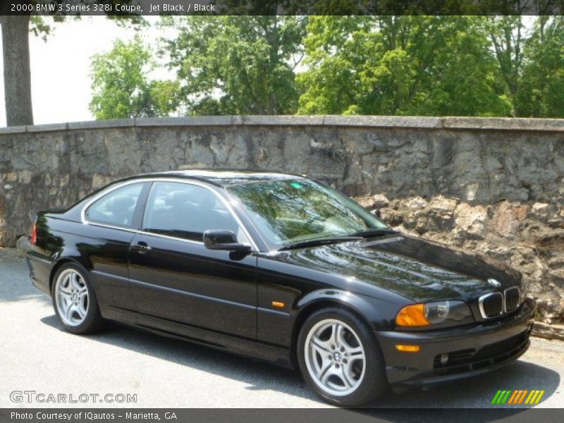 Jet Black / Black 2000 BMW 3 Series 328i Coupe
