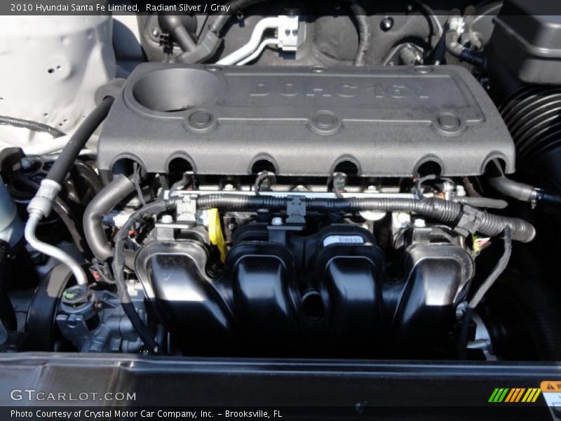  2010 Santa Fe Limited Engine - 2.4 Liter DOHC 16-Valve VVT 4 Cylinder