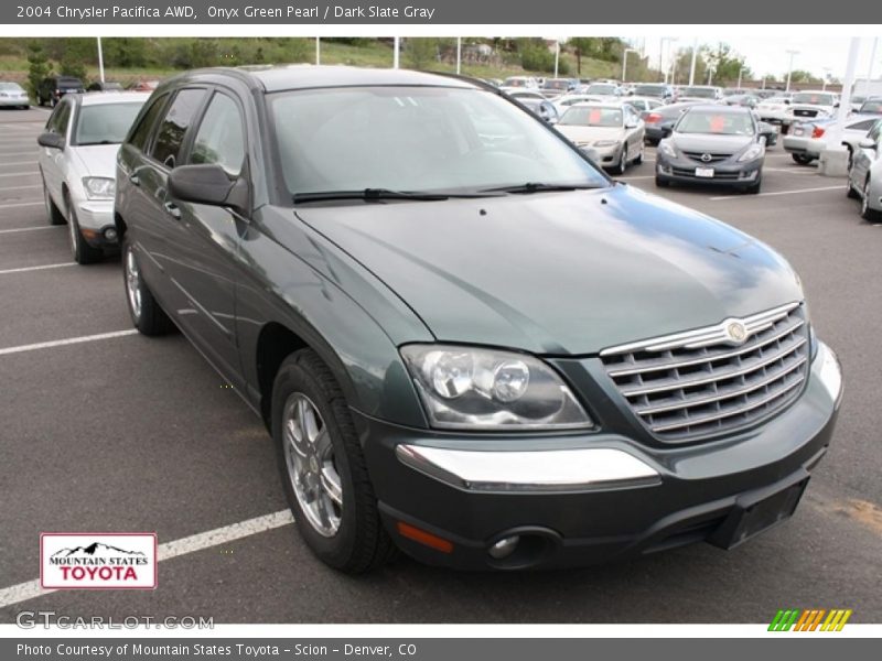 Onyx Green Pearl / Dark Slate Gray 2004 Chrysler Pacifica AWD