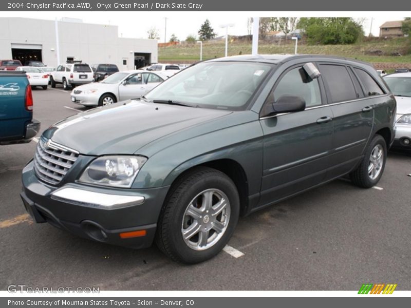 Onyx Green Pearl / Dark Slate Gray 2004 Chrysler Pacifica AWD