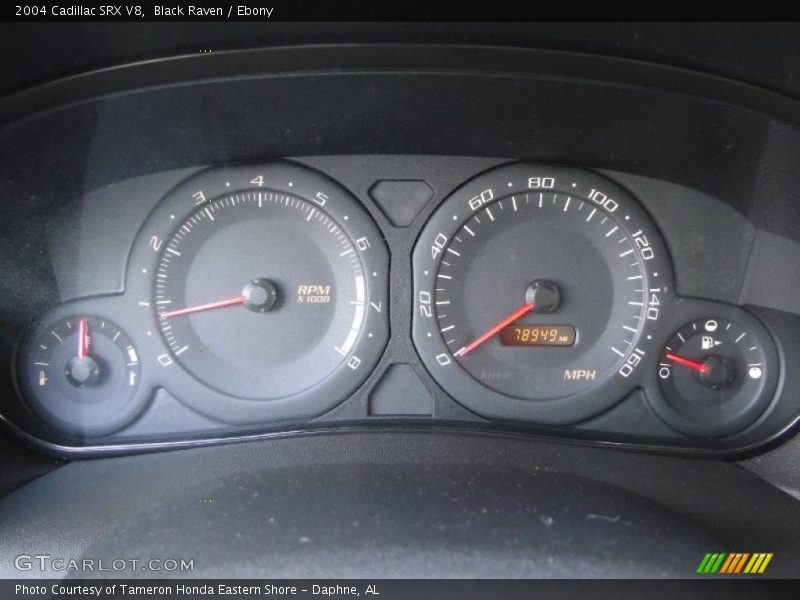 Black Raven / Ebony 2004 Cadillac SRX V8