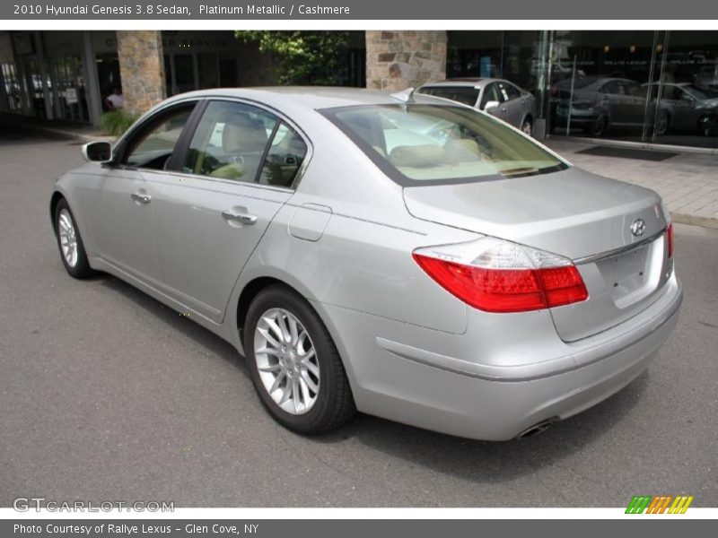 Platinum Metallic / Cashmere 2010 Hyundai Genesis 3.8 Sedan
